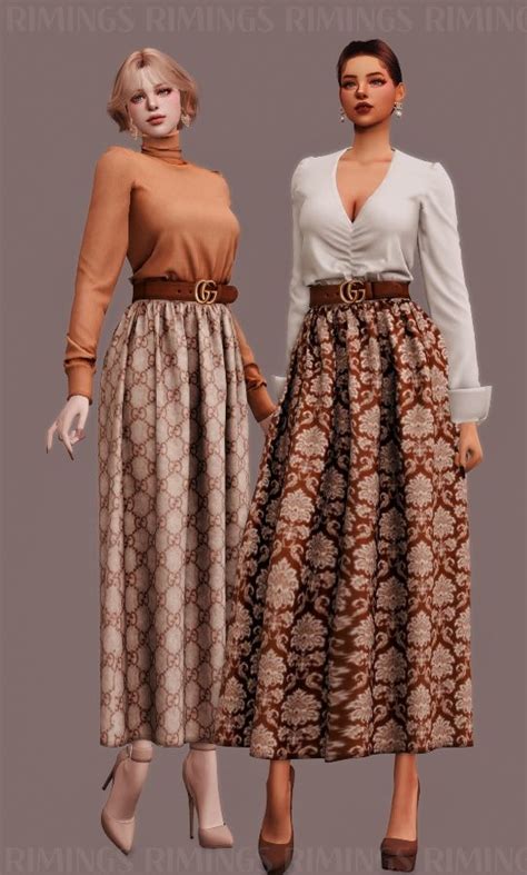 gucci skirts 2019|Gucci skirt sims 4.